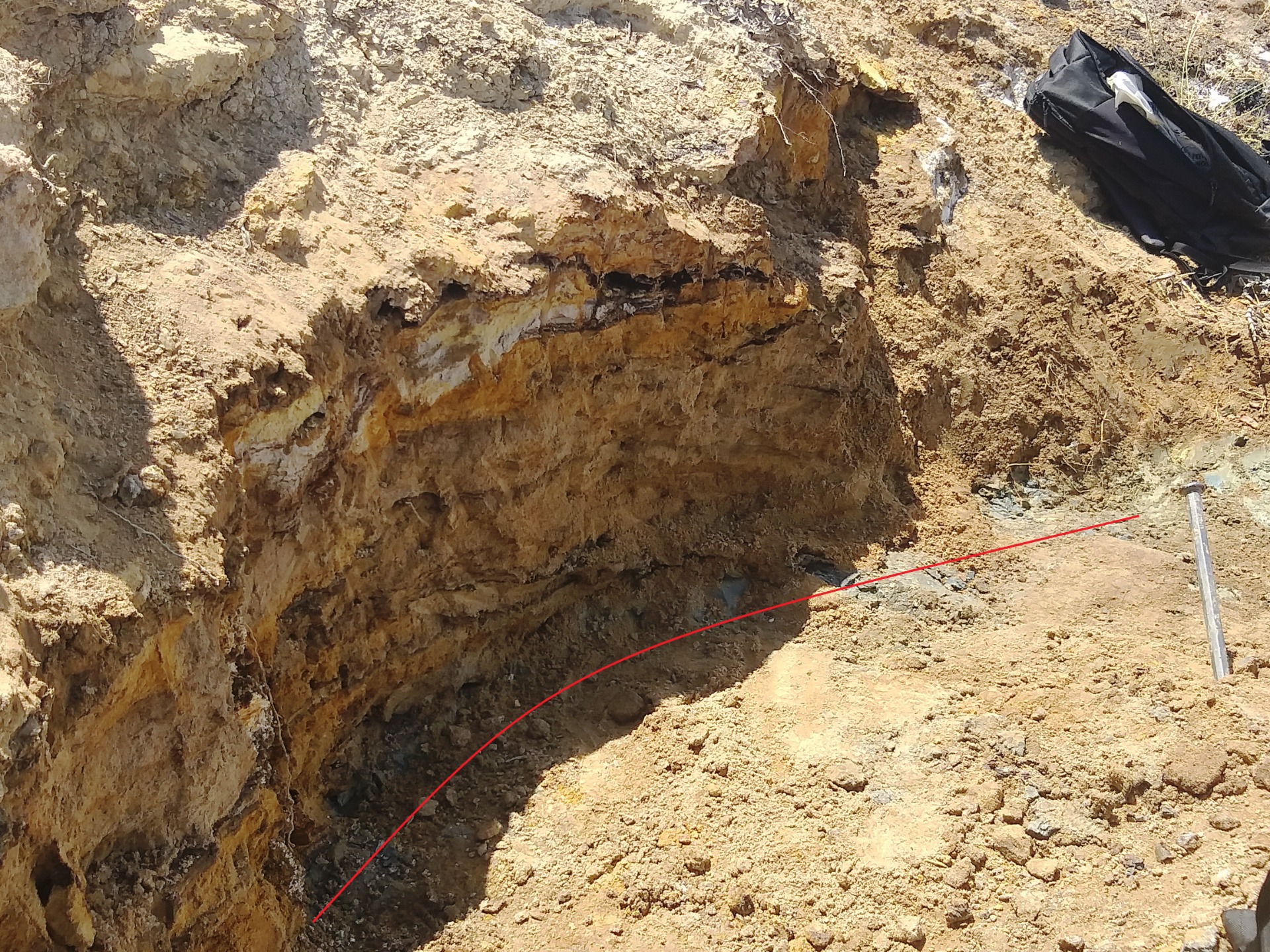 Local de precipitação dos cristais de Selenite - Julho de 2025