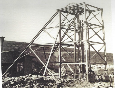 Malacate de poço da mina da Caveira - 1960 - (Alcaxua)