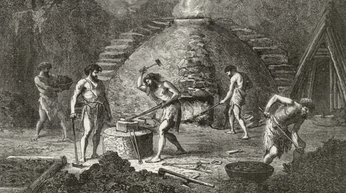 Fundição medieval.