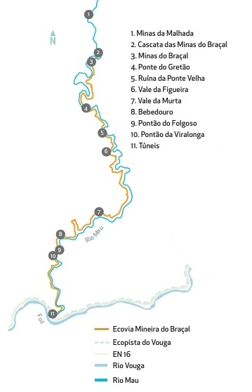 Mapa da Linha Férrea